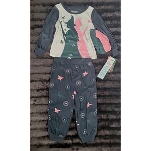 Wicked Toddler Girl's Glinda and Elphaba Soft Pajama Set with Socks, Size 3T